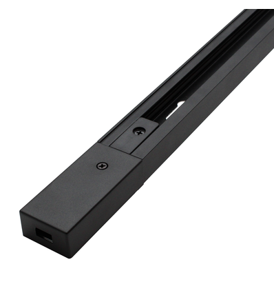 2m skinner til skinnespot - 1-faset, svart, 1F2W