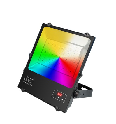 RGBW DMX projektør - 100W, DMX512, IP65