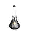 E27 Designer pendel, Ø42cm - Matt sort, dekorativ taklampe, uten lyskilde