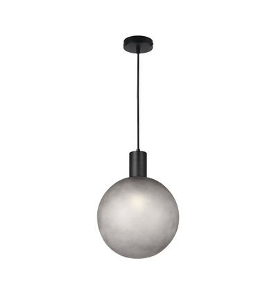 300x400mm VT-89025 hengelampe E27 - dekorativ, sandgrå + sandmatt svart