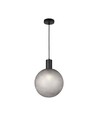 E27 Designer pendeloppheng - D100*H25mm, matt sort, uten lyskilde