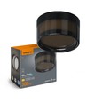9W Rund sort bulkhead vegg/taklampe - IP65, CCT, Ø14cm