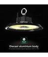 100W LED high bay, 155lm/W - CREE chip, IP65, 90 grader, 6 års garanti