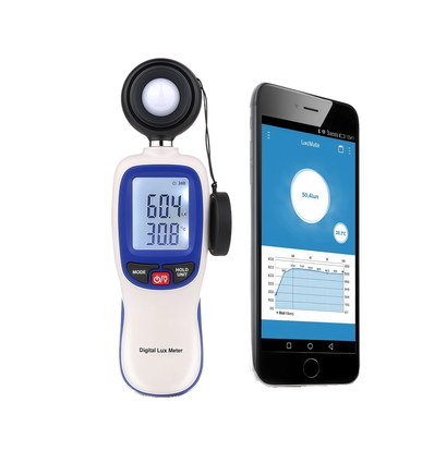 Lux måler - Måling av lys, bluetooth app