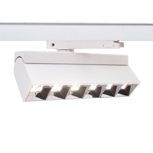 LEDlife justerbar LED lysskinne RA92 - For 3-faset skinner, 36W, 23,5 cm, hvit