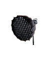 Softbox med raster, Ø65cm - For 200W/300W flomlys, sort