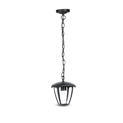 Vt-735 taklampe E27 - for utendørs bruk, svart