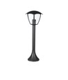 E27 hagelampe, 60cm - Sort, IP44, aluminium, til hage og stier, uten lyskilde