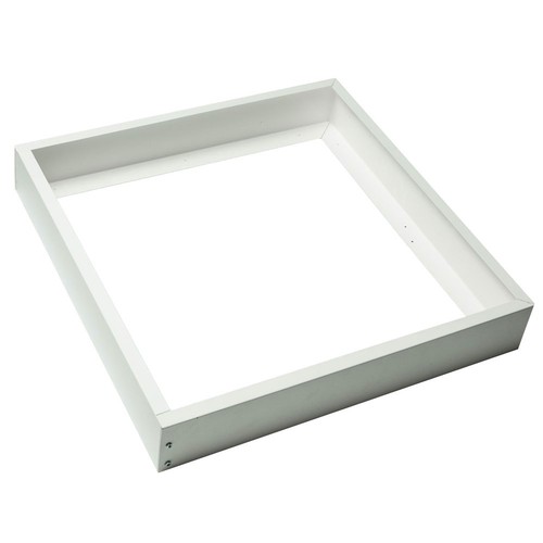 62,5x62,5 ramme til påbygging - Til 625x625 LED paneler, hvit kant