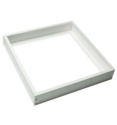 62,5x62,5 ramme til påbygging - Til 625x625 LED paneler, hvit kant