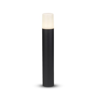 50cm GU10 hagelampe - IP54 utendørs, rund, sort, aluminium, uten lyskilde