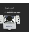 200W LED gatelykt med Samsung LED chip - 140lm/W, 6400K, IP65, Inventronics driver, dimbar