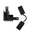 1m E27 pendeloppheng i hamperep - Max 40W, IP20, Ø80cm, uten lyskilde