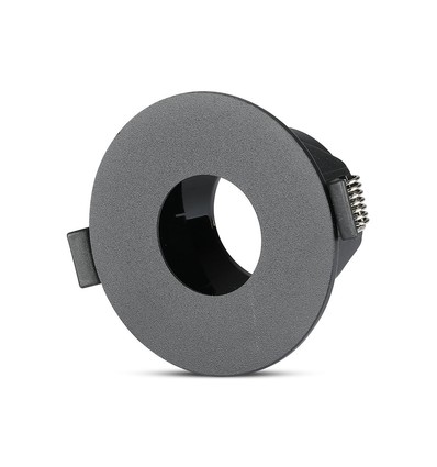 Vt-873 lampefatning GU10 - rund, svart