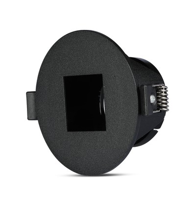 Vt-883 lampe GU10 - firkantet, svart+svart