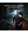 3W LED hodelykt - IP43, hvitt og RGB-lys, 8 lysfunksjoner, inkl. brakett