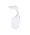 G9 vegglampe i gips - Hvit, 95x120x250mm, uten lyskilde, IP20 innendørs