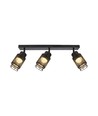 685x211 mm VT-89015 taklampe 3x6W LED - dekorativ, 3000K, matt svart