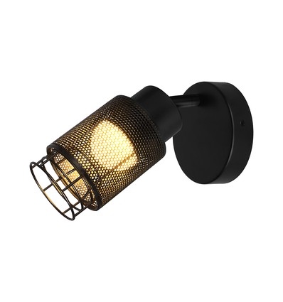 211x82x147mm VT-89016 vegglampe 6W - LED, dekorativ, 3000K, matt svart