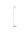 1410 mm VT-89024 gulvlampe 10W - LED, dekorativ, 250x, 3000K, børstet nikkel + hvit