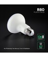 E27 11W LED R80 pære - Samsung LED chip, 1055lm, erstatter 75W