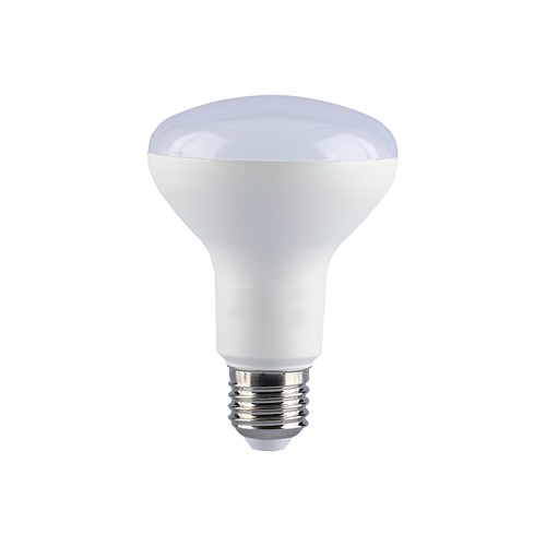 E27 10W R80 LED pære - Samsung LED chip, 800lm, 120 grader, kald hvit