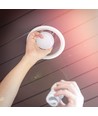 E27 10W R80 LED pære - Samsung LED chip, 800lm, 120 grader, kald hvit