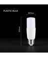 T37 VT-237 LED 7,5W E27 - plastpære, Cree-chip, 6500K, 6 års garanti