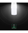 T37 VT-237 LED 7,5W E27 - plastpære, Cree-chip, 6500K, 6 års garanti