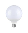 E27 22W LED G120 globepære - Samsung LED chip, 2650lm, hvit plast, varmhvit
