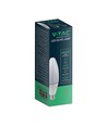 E40 60W LED pære - Samsung LED chip, 102x320mm, 5 års garanti, olivenformet