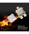Vanntett 3-veis koblingsboks, hvit - IP68, 450V, 24A, UV-resistent, utendørs