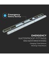 120 cm VT-120136E LED-armatur 36W - vanntett, med Samsung-chip, nødsett, V-Tac