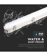 120 cm VT-120136E LED-armatur 36W - vanntett, med Samsung-chip, nødsett, V-Tac