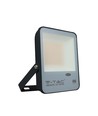 30W LED lyskaster med skumringsrelé - Samsung LED chip, 100lm/W, IP65, kald hvit, sort kabinett