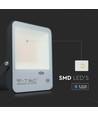 30W LED lyskaster med skumringsrelé - Samsung LED chip, 100lm/W, IP65, kald hvit, sort kabinett