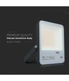 30W LED lyskaster med skumringsrelé - Samsung LED chip, 100lm/W, IP65, kald hvit, sort kabinett