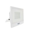 50W LED lyskaster med sensor, Samsung LED chip - IP65, hvit, 4000lm, 100 grader lysspredning