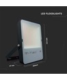 200W Samsung LED lyskaster - 137lm/W, IP65, sort hus, ultra-thin, utendørs
