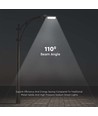 Vt-50st LED gatebelysning 50W - Samsung-chip, 6500K, grå hus