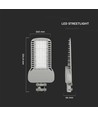 150W LED gatelykt, Samsung LED chip - 135lm/W, IP65, 6500K, 5 års garanti