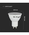 3 stk. GU10 4,5W LED spot - Matt glass, 400lm, 3000K