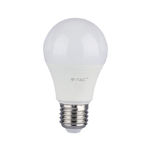 3 stk. E27 10,5W LED pære - A60, 100lm/W, 3-pakning, matt glass