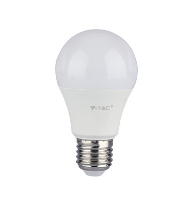 3 stk. E27 10,5W LED pære - A60, 100lm/W, 3-pakning, matt glass