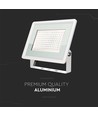 200W LED lyskaster - 88lm/W, IP65, hvitt kabinett, 4000K, utendørs
