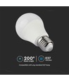A60 VT-2229 LED 8,5W E27 - Smart pære, RF-styring, 24 knapper, RGB+3000K, dimbar