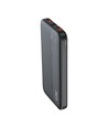 10000mAh Powerbank, 22.5W PD - Ultra-tynn, sort, fast charging, LED indikator