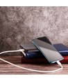 10000mAh Powerbank, 22.5W PD - Ultra-tynn, sort, fast charging, LED indikator