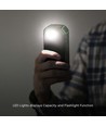 30.000mAh Solar Powerbank med trådløs lading, 20W - Sort, 111Wh, aluminium, USB-C PD, solcellepanel