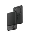 10000mAh trådløs magnetisk powerbank, 20W - Ultra-tynn, aluminium, MagSafe, digitalt display, space grey